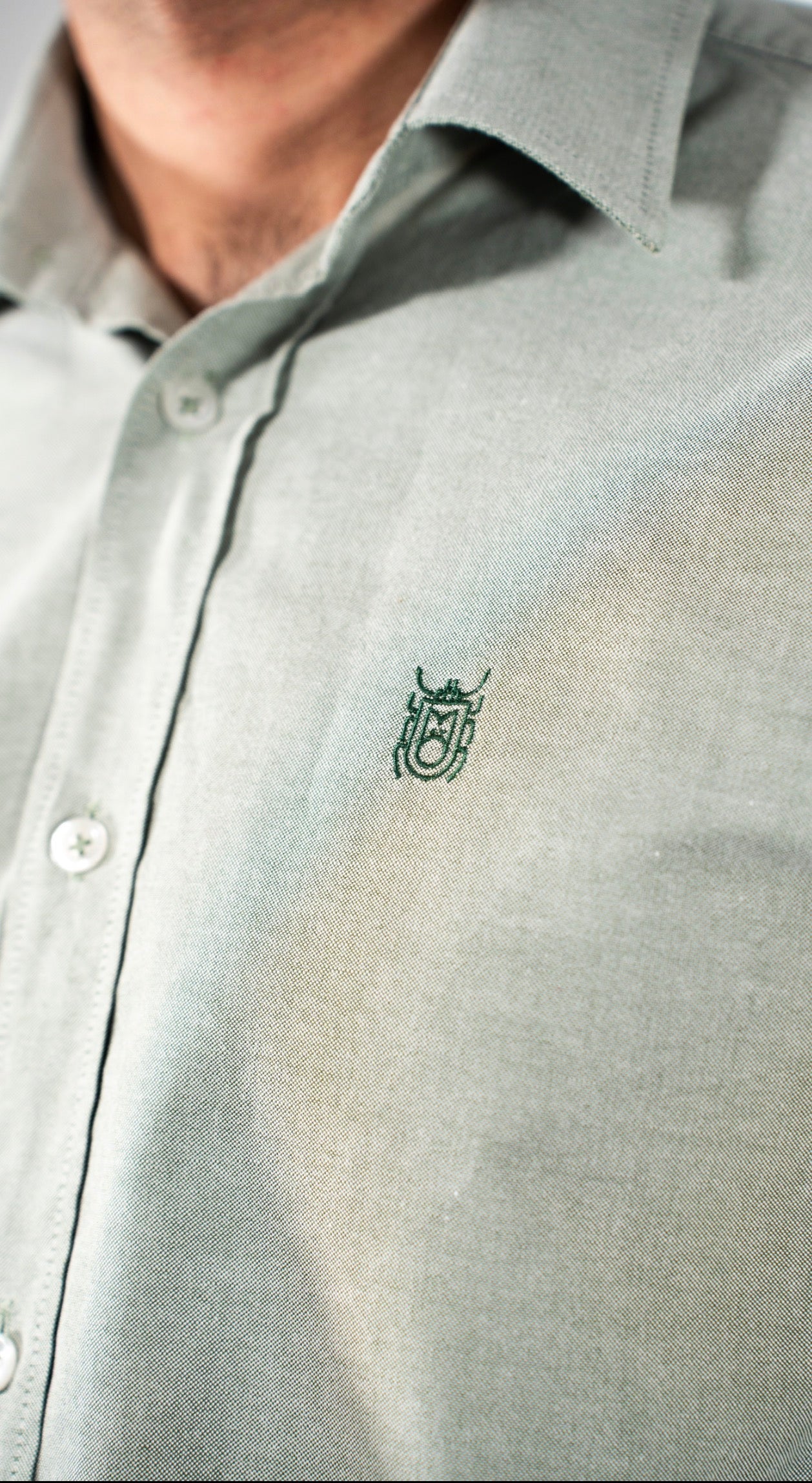 CAMISA OXFORD VERDE SALVIA