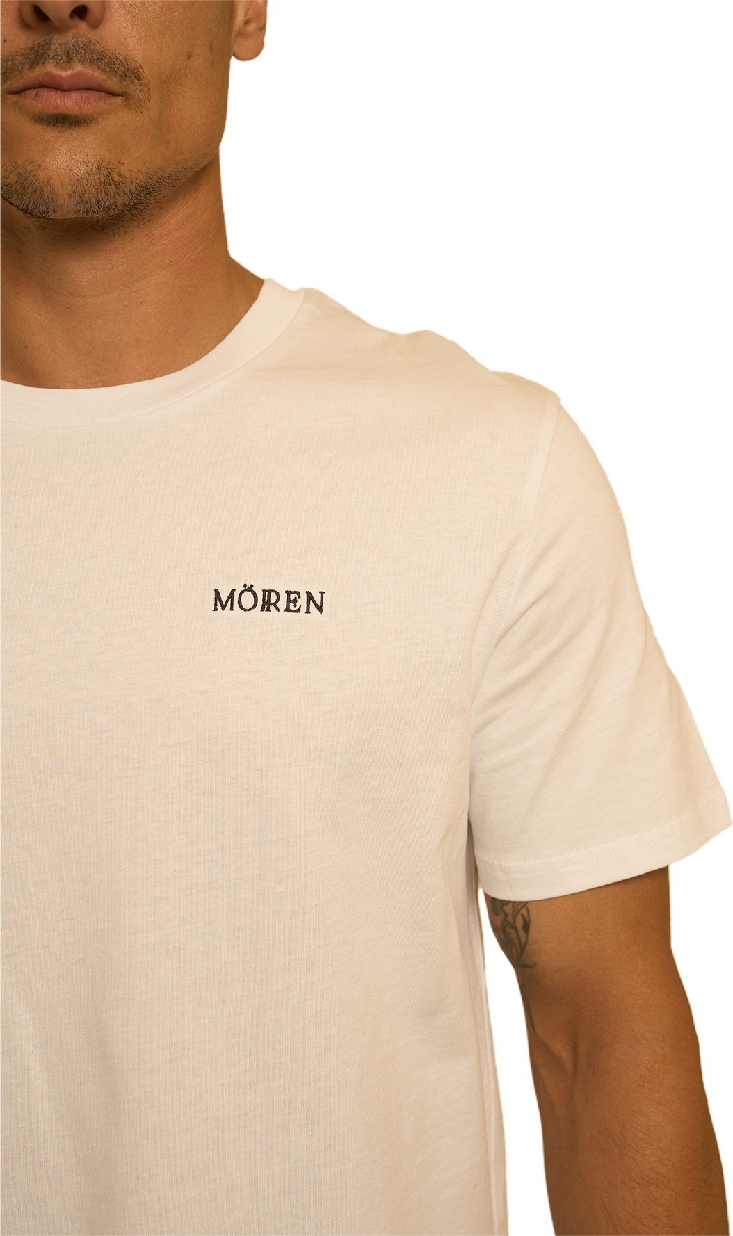 CAMISETA REGULAR BORDADO BLANCA