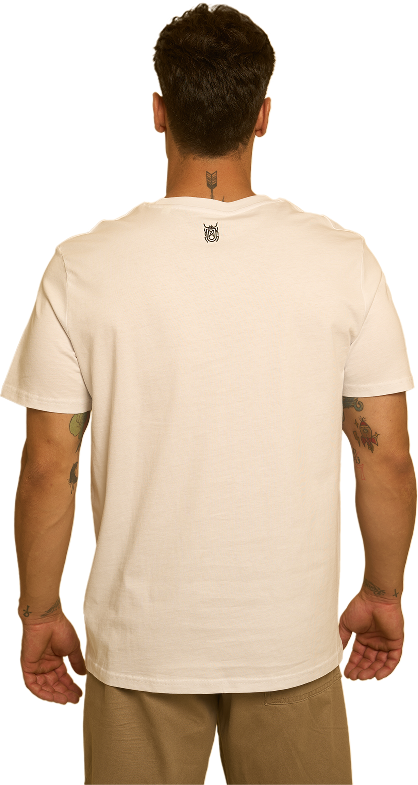 CAMISETA REGULAR BORDADO BLANCA