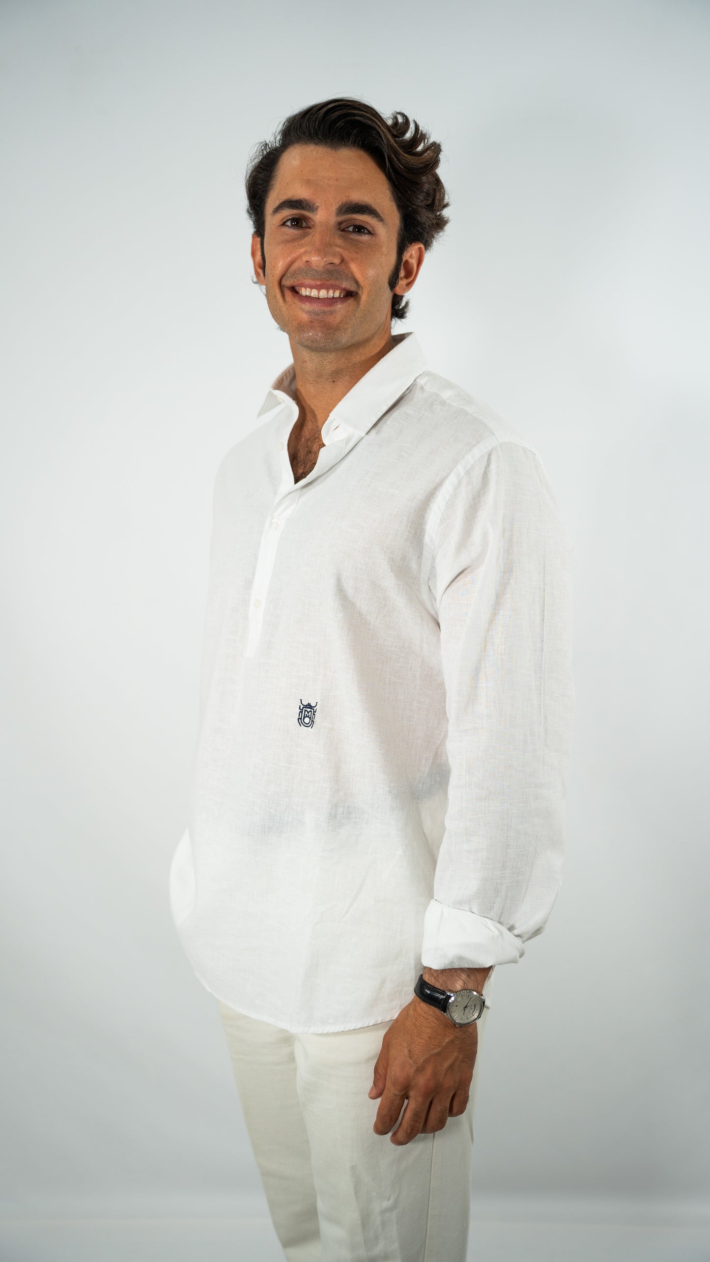 POLERA DE LINO BLANCO SAL
