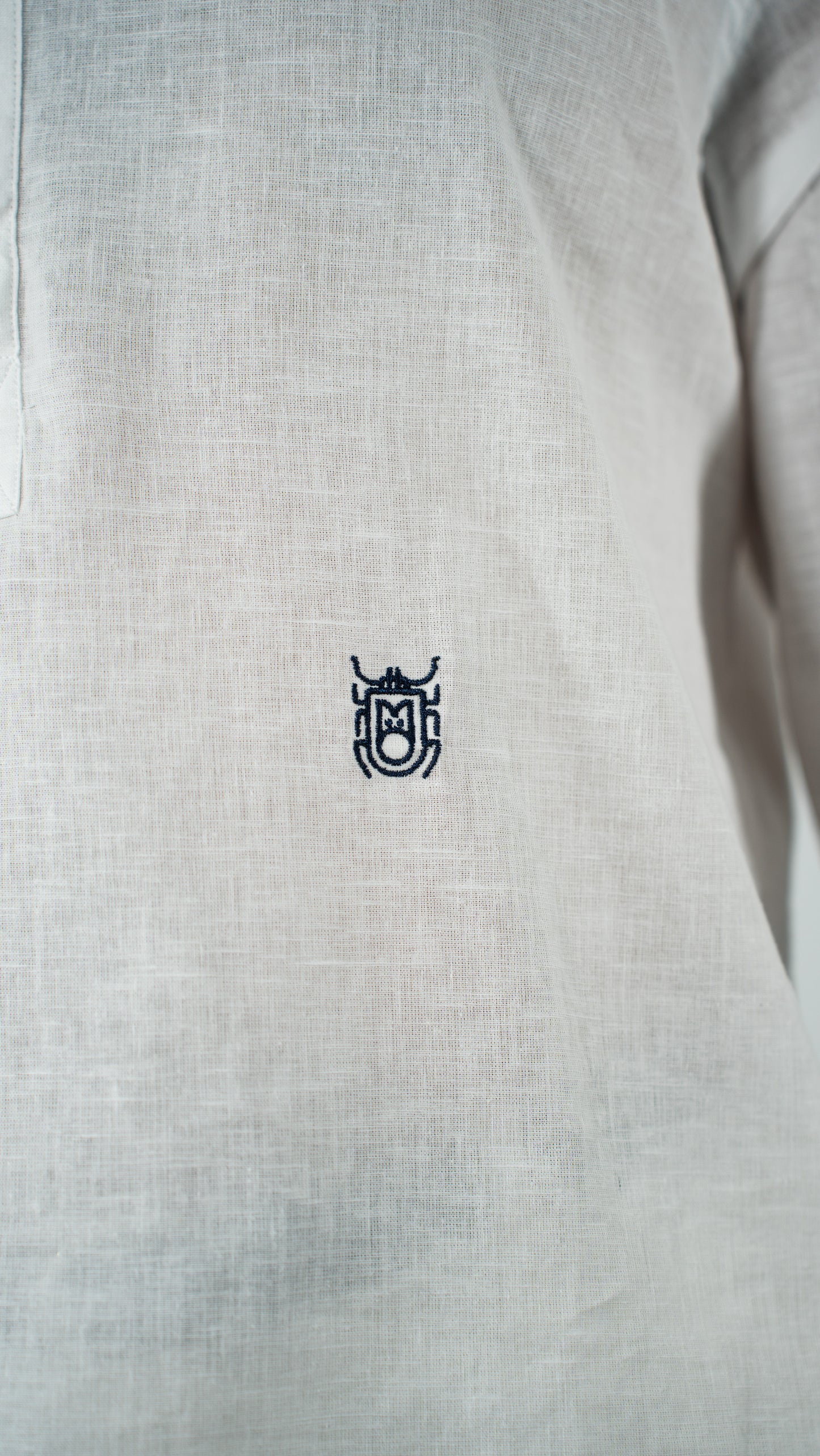 POLERA DE LINO BLANCO SAL