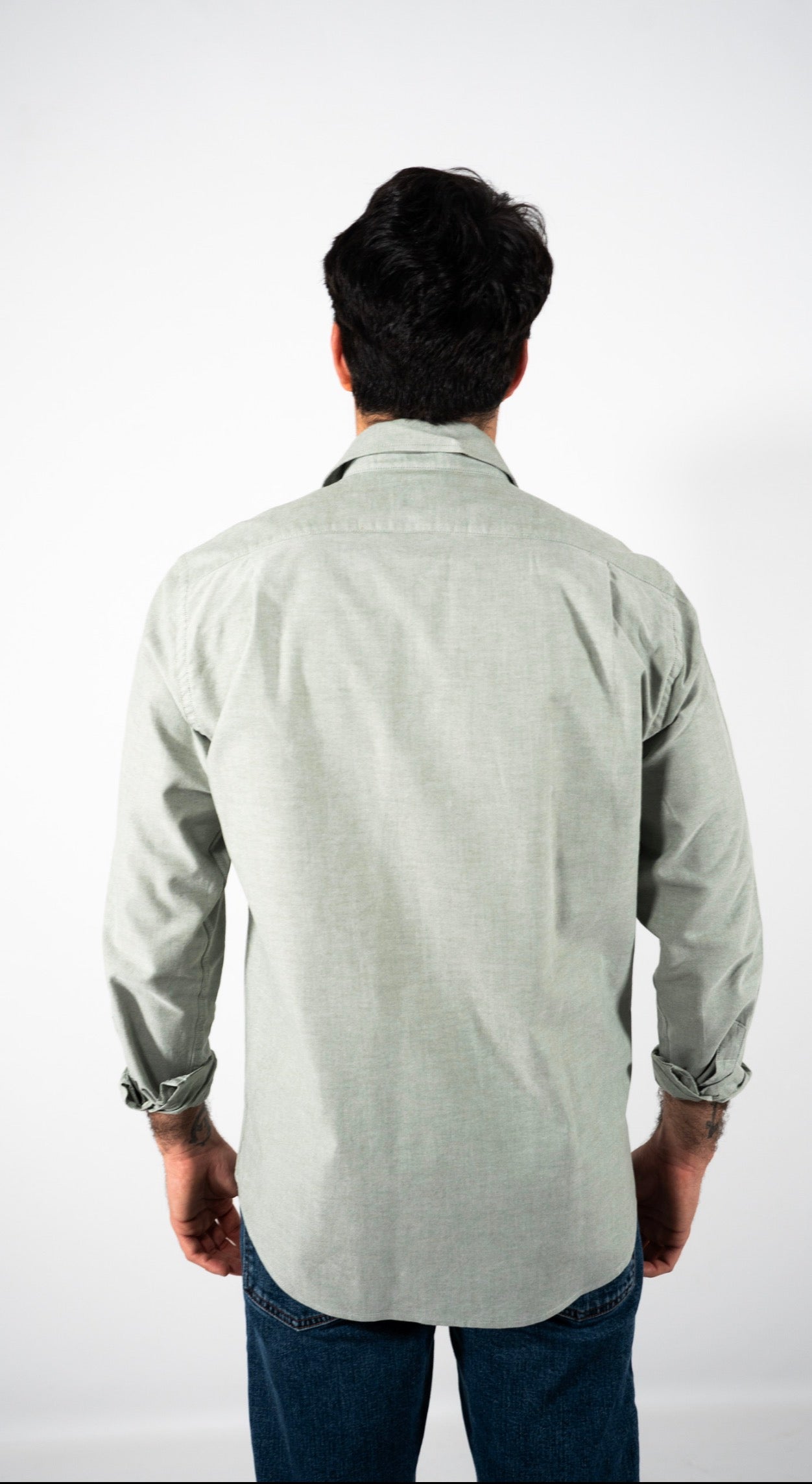 CAMISA OXFORD VERDE SALVIA