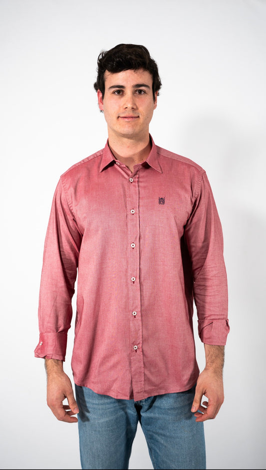 CAMISA OXFORD ROSA TERRACOTA