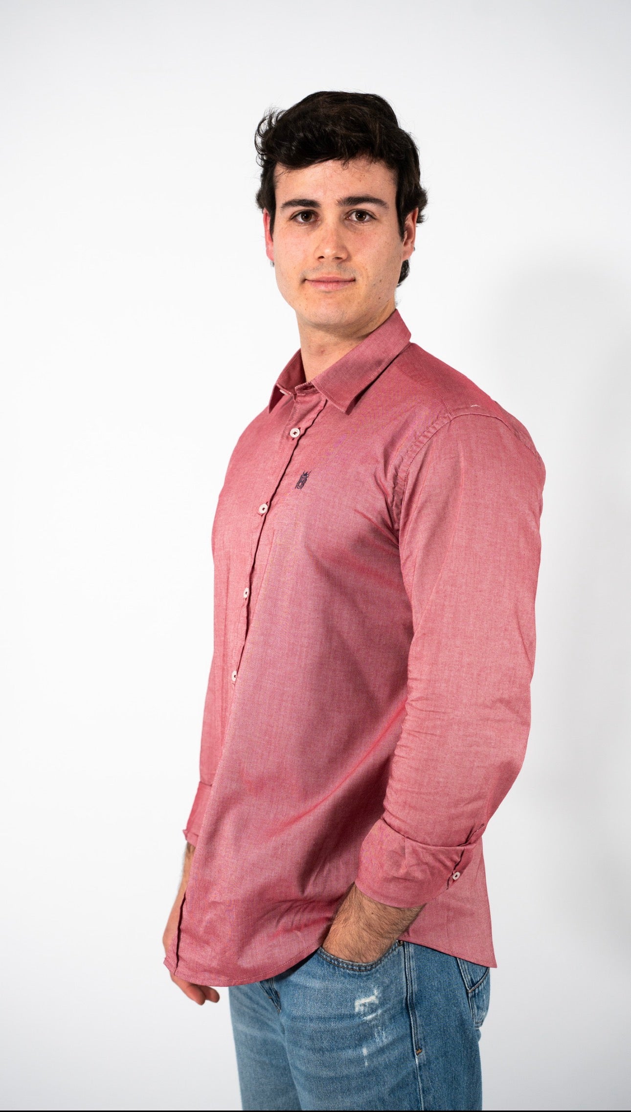 CAMISA OXFORD ROSA TERRACOTA