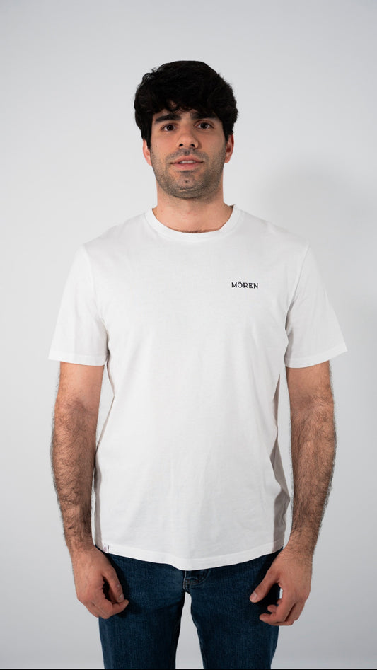 CAMISETA REGULAR BORDADO BLANCA