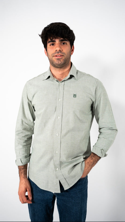 CAMISA OXFORD VERDE SALVIA