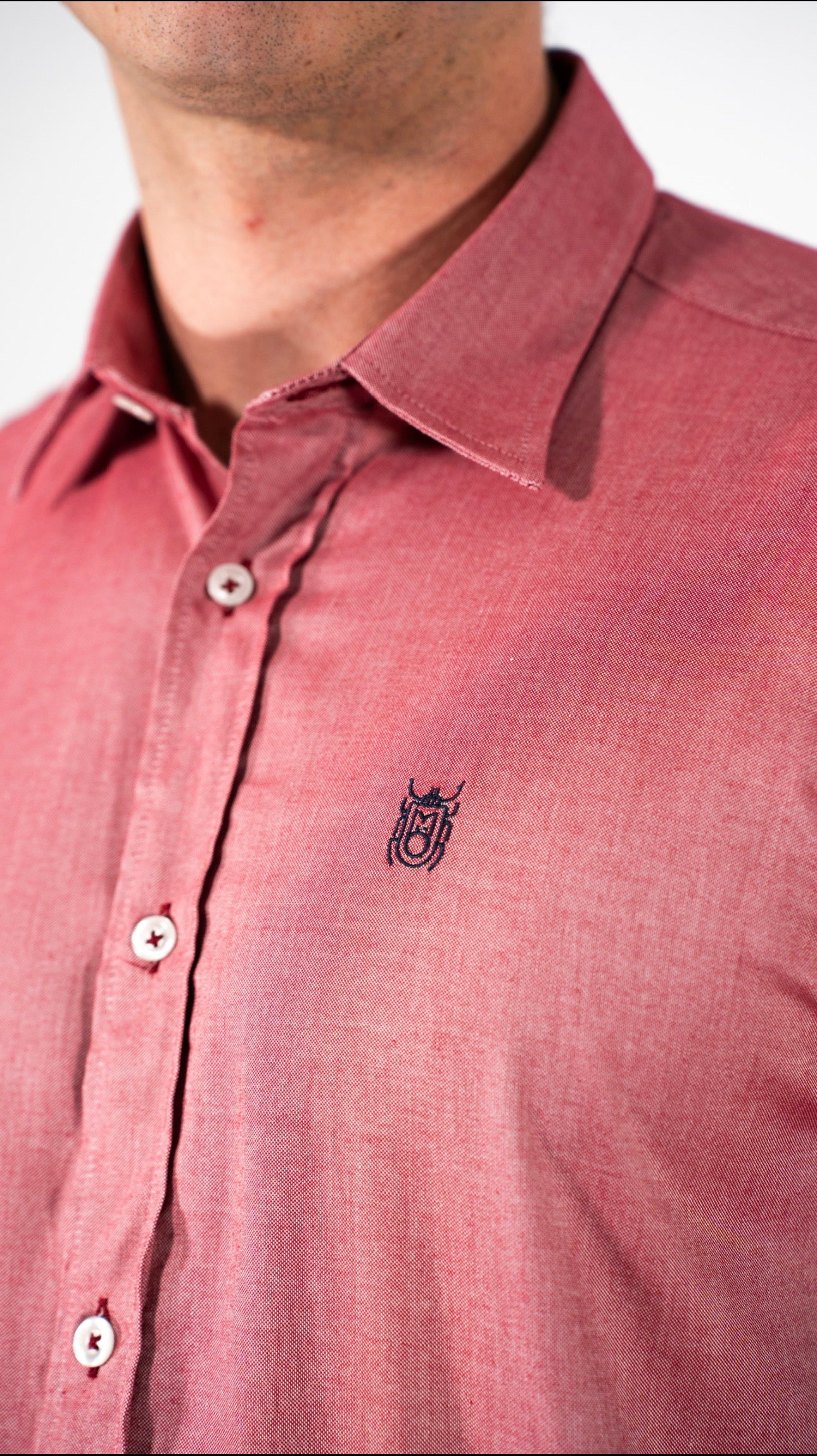 CAMISA OXFORD ROSA TERRACOTA