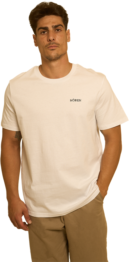 CAMISETA REGULAR BORDADO BLANCA